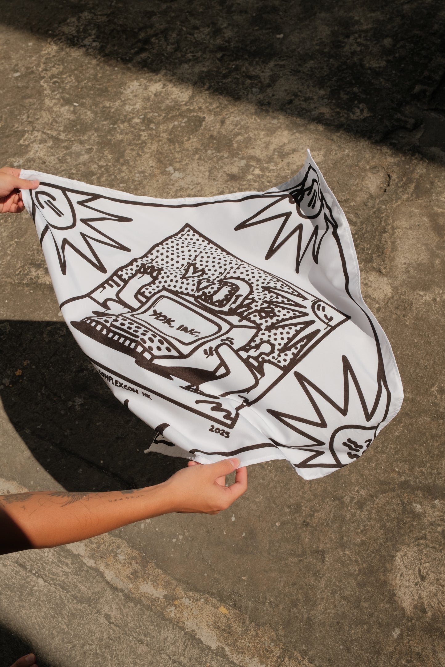 YOK, INC. Bandana - White