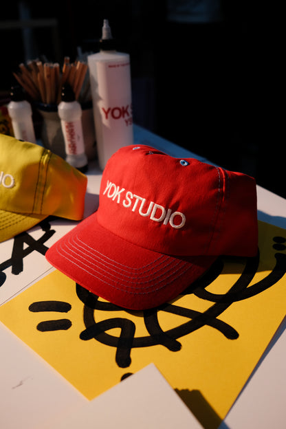 YOK STUDIO CAP - RED